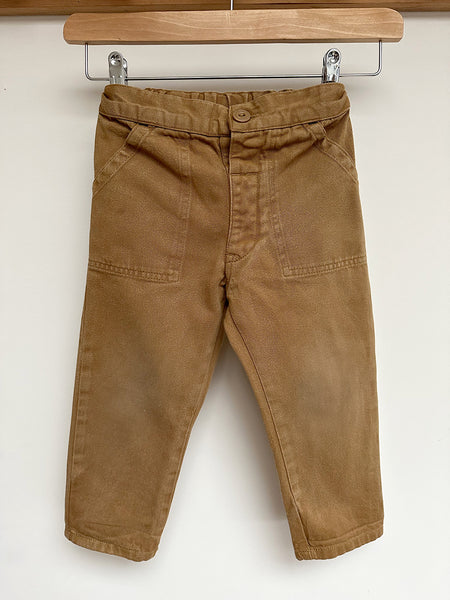Loved Utility trouser Tan size 8/9 years