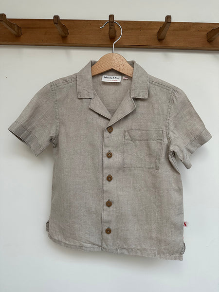 Loved CAMP Revere linen shirt age 4/5 years