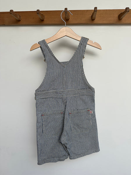Loved SHORT Porter Dungaree Indigo Stripe - 2-3 Years