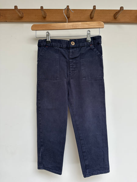 Loved Utility trouser Navy size 6/7 years